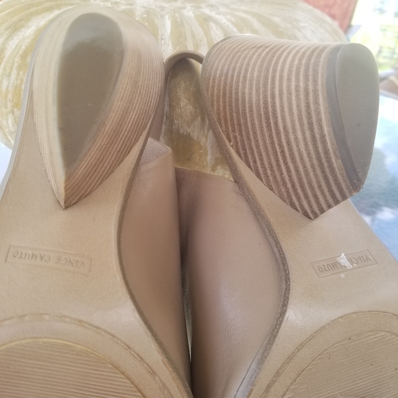 Vince Camuto Devona Leather Slingback Shoes sz 11W - Picture 6 of 8